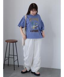 ehka sopo | ヴィンテージ加工プリントTシャツ(Tシャツ/カットソー)