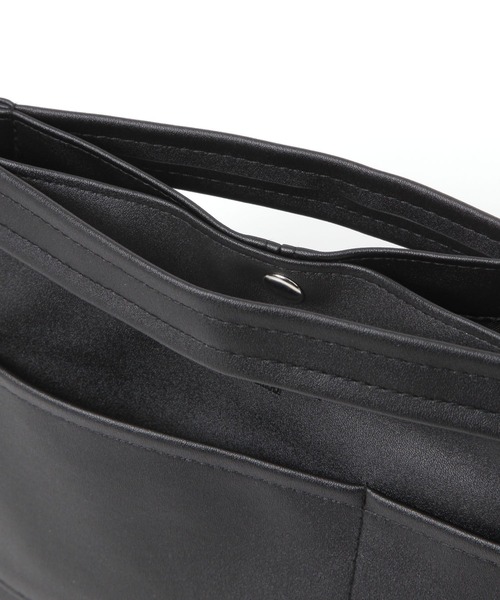 LAKOLE（ラコレ）の「PUバッグインバッグ / 326061（ポーチ・レディース・その他1/チャコール/ブラック・FREE）」の7枚目の写真