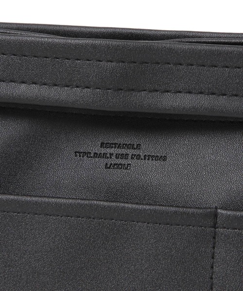 LAKOLE（ラコレ）の「PUバッグインバッグ / 326061（ポーチ・レディース・その他1/チャコール/ブラック・FREE）」の8枚目の写真