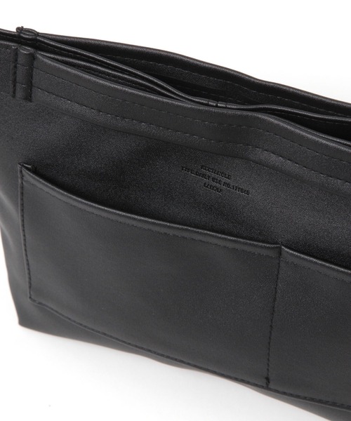 LAKOLE（ラコレ）の「PUバッグインバッグ / 326061（ポーチ・レディース・その他1/チャコール/ブラック・FREE）」の9枚目の写真