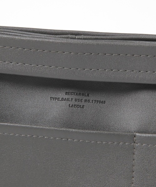 LAKOLE（ラコレ）の「PUバッグインバッグ / 326061（ポーチ・レディース・その他1/チャコール/ブラック・FREE）」の13枚目の写真