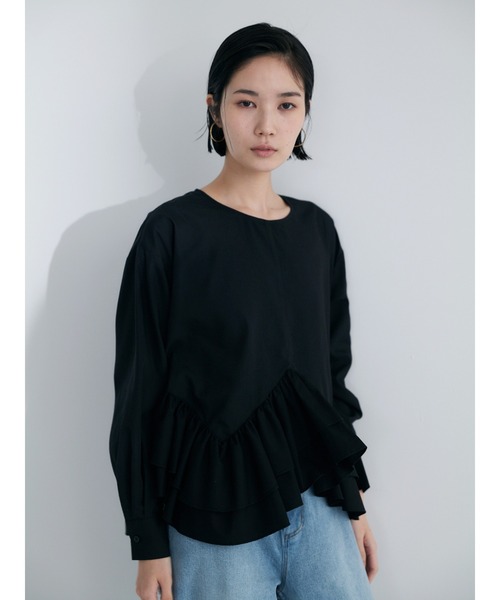 Brown&Street(ブラウンアンドストリート)の「フェアリーブラウス(シャツ/ブラウス・レディース・ブラック/ホワイト・FREE)」の17枚目の写真