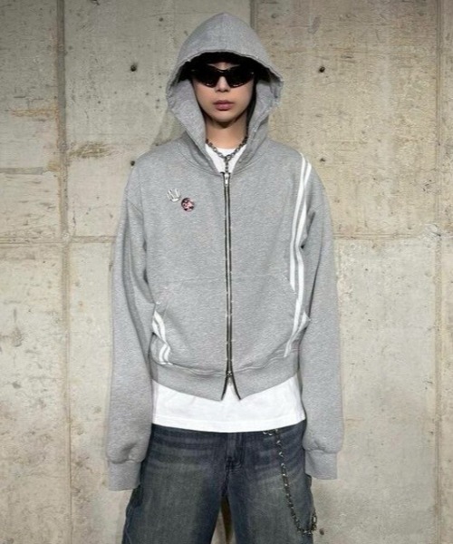 ROARINGRAD】WASHED HOODIE ZIP-UP 1（パーカー）｜ROARINGRAD