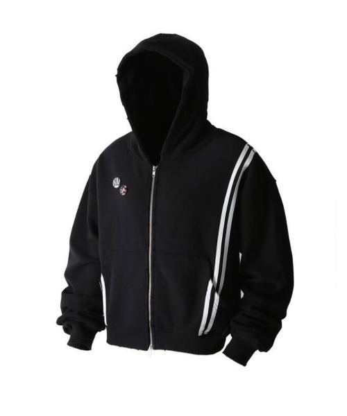ストリート系★Roaringrad★WASHED HOODIE ZIP-UP パーカー ROARINGRAD】WASHED HOODIE ZIP-UP 2（パーカー）｜ROARINGRAD