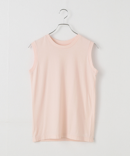 HANES(ヘインズ)の「《2枚セット》Hanes/ヘインズ 2P JAPAN FIT for Her スリーブレスTEE(Tシャツ/カットソー・レディース・ピンク/ブラック・MEDIUM/LARGE)」の19枚目の写真