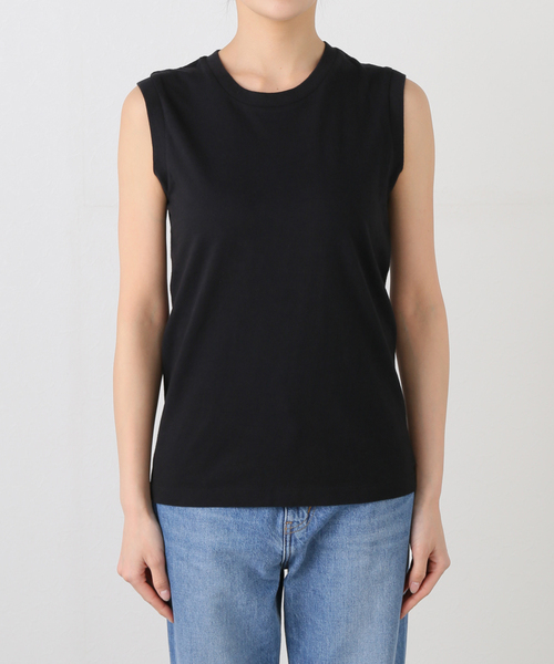 HANES(ヘインズ)の「《2枚セット》Hanes/ヘインズ 2P JAPAN FIT for Her スリーブレスTEE(Tシャツ/カットソー・レディース・ピンク/ブラック・MEDIUM/LARGE)」の14枚目の写真
