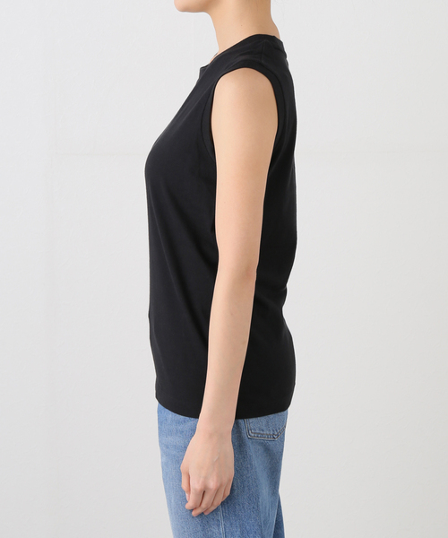 HANES(ヘインズ)の「《2枚セット》Hanes/ヘインズ 2P JAPAN FIT for Her スリーブレスTEE(Tシャツ/カットソー・レディース・ピンク/ブラック・MEDIUM/LARGE)」の13枚目の写真