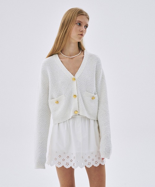 ※12/29～1/7配送不可　Mardi Mercredi ミニPTSKT MINI SKIRT PUNCHING DETAIL（スカート）｜Mardi Mercredi