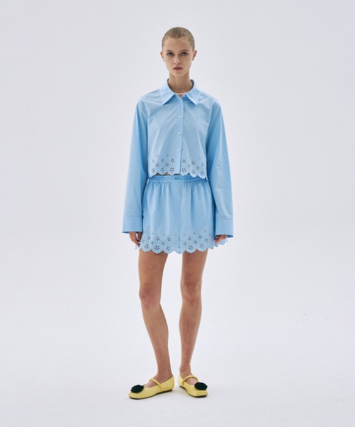 ★MARDI MERCREDI★MINI SKIRT PUNCHING DETAIL★大人気★ MINI SKIRT PUNCHING DETAIL（スカート）｜Mardi Mercredi