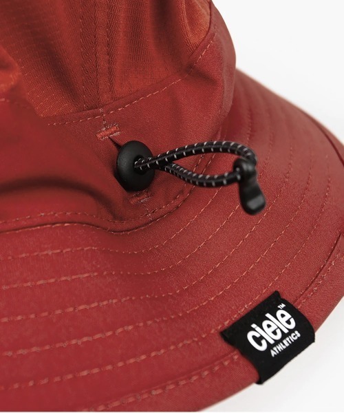 go slow caravan（ゴースローキャラバン）の「Ciele/シエル　Athletics GO Bucket-Comp-Athletics（ハット・メンズ・ブラック/レッド・FREE）」の5枚目の写真