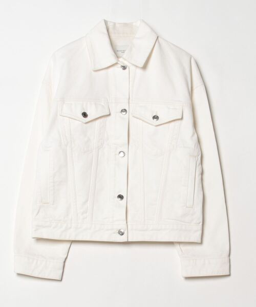 MAISON KITSUNÉ ホワイト デニムジャケット 中古・古着通販】maison kitsune (メゾンキツネ) MAISON KITSUNE