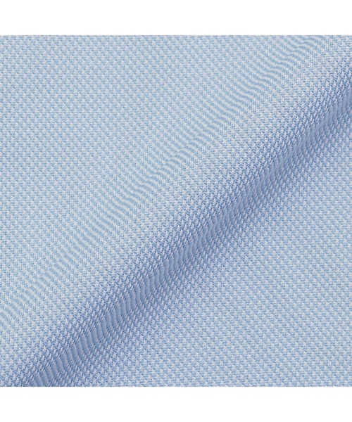 TOKYO SHIRTS(トウキョウシャツ)の「形態安定ノンアイロン ボタンダウン 半袖ストレッチビジネスワイシャツ(ビジネスシャツ・メンズ・サックスブルー・首回り39cm/首回り41cm/首回り42cm/首回り43cm/首回り37cm)」の5枚目の写真