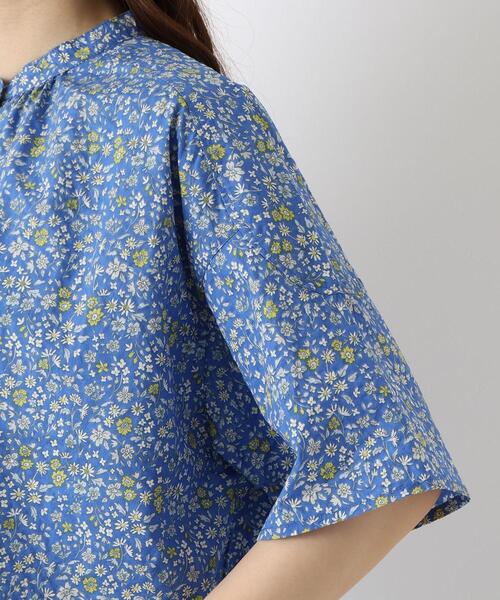 ブラウス シャツ ラップル小花プリントブラウス　シャツ・ブラウス レディース セール】ラップル小花プリントブラウス シャツ・ブラウス