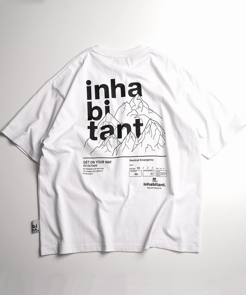 INHABITANT（インハビタント）の「【INHABITANT】バックプリント半袖カットソー（Tシャツ/カットソー・メンズ・ブラック/チャコール/ホワイト・M/L）」の9枚目の写真