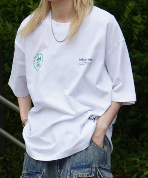 INHABITANT（インハビタント）の「【INHABITANT】バックプリント半袖カットソー（Tシャツ/カットソー・メンズ・ブラック/チャコール/ホワイト・M/L）」の14枚目の写真