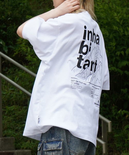 INHABITANT（インハビタント）の「【INHABITANT】バックプリント半袖カットソー（Tシャツ/カットソー・メンズ・ブラック/チャコール/ホワイト・M/L）」の16枚目の写真