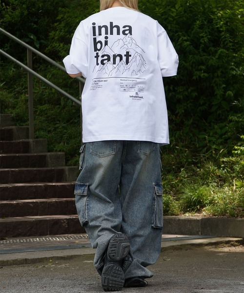 INHABITANT（インハビタント）の「【INHABITANT】バックプリント半袖カットソー（Tシャツ/カットソー・メンズ・ブラック/チャコール/ホワイト・M/L）」の18枚目の写真