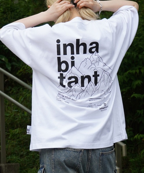 INHABITANT（インハビタント）の「【INHABITANT】バックプリント半袖カットソー（Tシャツ/カットソー・メンズ・ブラック/チャコール/ホワイト・M/L）」の13枚目の写真