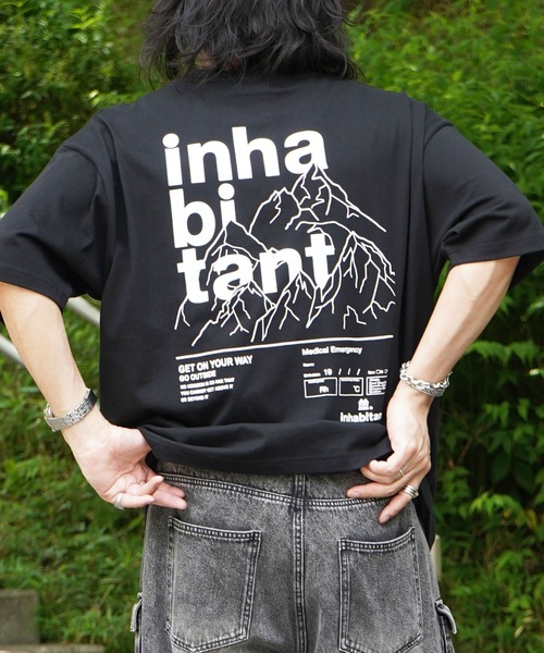 INHABITANT（インハビタント）の「【INHABITANT】バックプリント半袖カットソー（Tシャツ/カットソー・メンズ・ブラック/チャコール/ホワイト・M/L）」の21枚目の写真