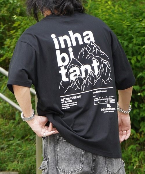 INHABITANT（インハビタント）の「【INHABITANT】バックプリント半袖カットソー（Tシャツ/カットソー・メンズ・ブラック/チャコール/ホワイト・M/L）」の20枚目の写真