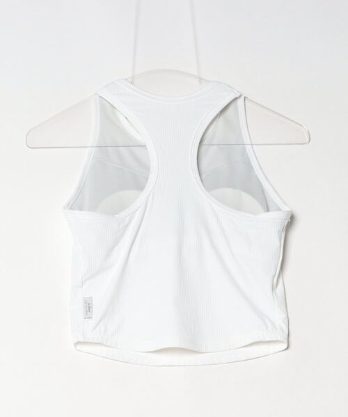 Julier Yoga and Relax（ジュリエヨガアンドリラックス）の「Julier ソフトリブタンクトップ（タンクトップ・レディース・ブラック/ライトグリーン/ホワイト・1/0）」の19枚目の写真