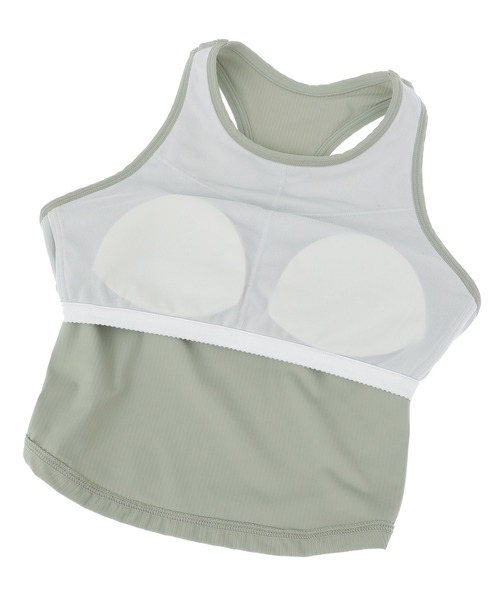 Julier Yoga and Relax（ジュリエヨガアンドリラックス）の「Julier ソフトリブタンクトップ（タンクトップ・レディース・ブラック/ライトグリーン/ホワイト・1/0）」の16枚目の写真