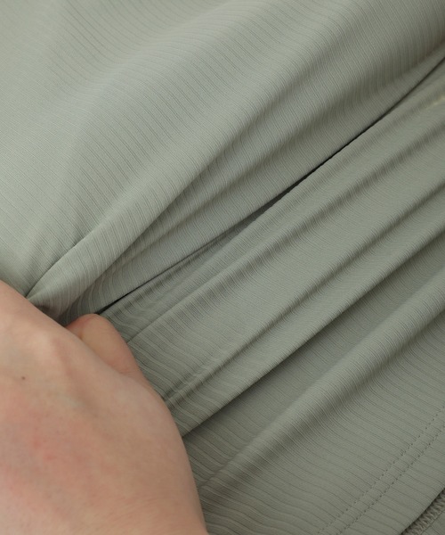 Julier Yoga and Relax（ジュリエヨガアンドリラックス）の「Julier ソフトリブタンクトップ（タンクトップ・レディース・ブラック/ライトグリーン/ホワイト・1/0）」の18枚目の写真