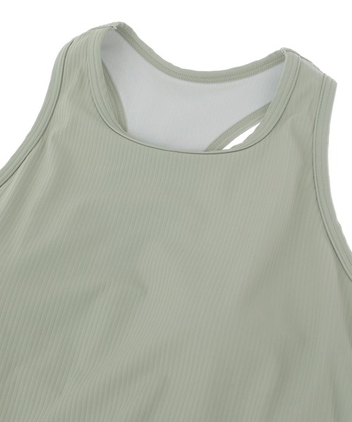 Julier Yoga and Relax（ジュリエヨガアンドリラックス）の「Julier ソフトリブタンクトップ（タンクトップ・レディース・ブラック/ライトグリーン/ホワイト・1/0）」の12枚目の写真