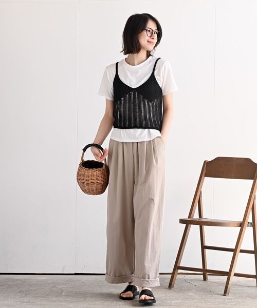 ロールアップワイドパンツ（その他パンツ）｜rps（アール