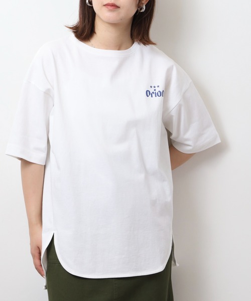 FUNALIVE(ファンアライブ)の「オリオン ビール スリット入りPO(Tシャツ/カットソー・レディース・ブラック/オフホワイト/ブルー・M-L)」の20枚目の写真