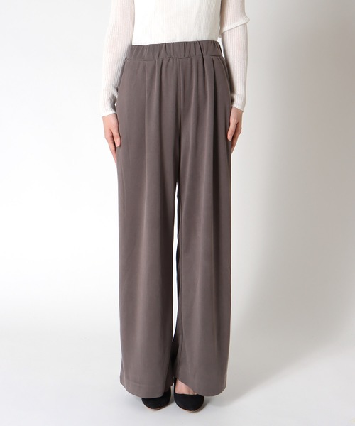 Jines（ジネス）の「モダールイージーワイドパンツ（その他パンツ・レディース・カーキ/ブラウン/モカ・38）」の15枚目の写真