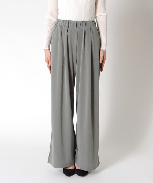 Jines（ジネス）の「モダールイージーワイドパンツ（その他パンツ・レディース・カーキ/ブラウン/モカ・38）」の13枚目の写真