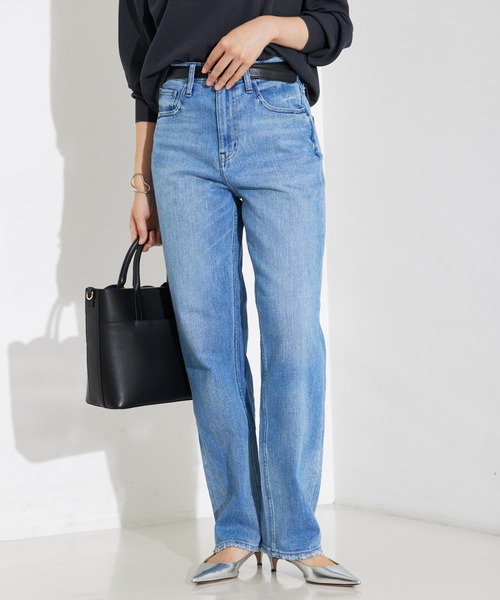 Healthy denim（ヘルシーデニム）の「【Healthy DENIM】Tallow(タロー)ハイライズストレートデニム（その他パンツ・レディース・ブラック・36/34/32/38）」の10枚目の写真