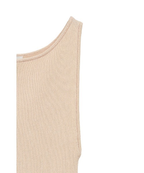 BOAT NECK RIB KNIT TANK TOP（タンクトップ）｜CLANE（クラネ
