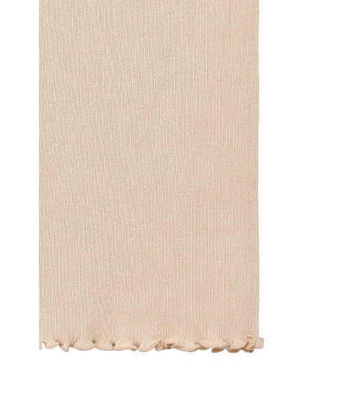 CLANE（クラネ）の「BOAT NECK RIB KNIT TANK TOP（タンクトップ・レディース・ブラック/ベージュ・1/2）」の21枚目の写真