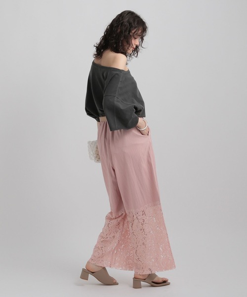 GEORGE'S（ジョージズ）の「レースキリカエパンツ（その他パンツ・レディース・アイボリー/ブラック/ピンク系その他/ブルー系その他・SMALL/MEDIUM）」の15枚目の写真