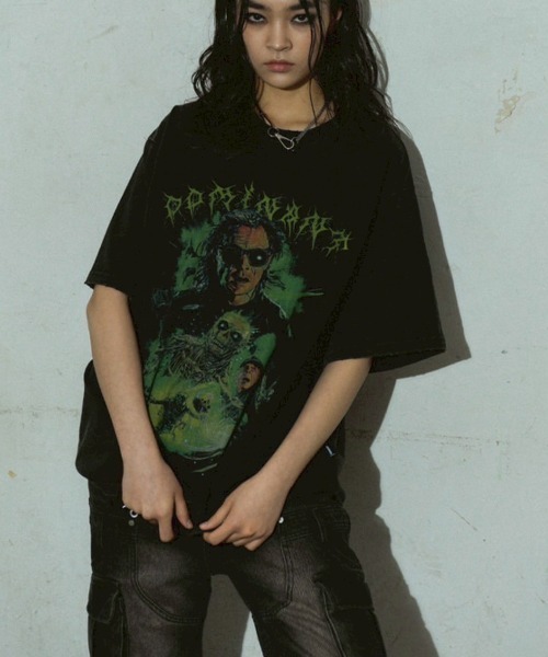 [RADINEO]★24SS★韓国人気★MY DREAM T-SHIRTS A'GEM/9 × .kom『SINCITY/シンシティ』VIBRATE CIRCLE T-SHIRT