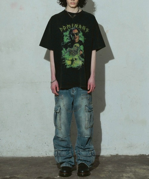 DOMINANT】Neon Washing T-Shirt（Tシャツ/カットソー
