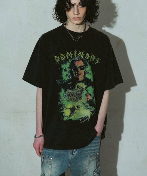 DOMINANT】Neon Washing T-Shirt（Tシャツ/カットソー