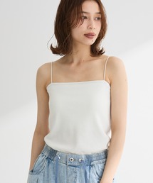 Green Parks | カップ付ラメリブベアトップ(インナーウェア/肌着)