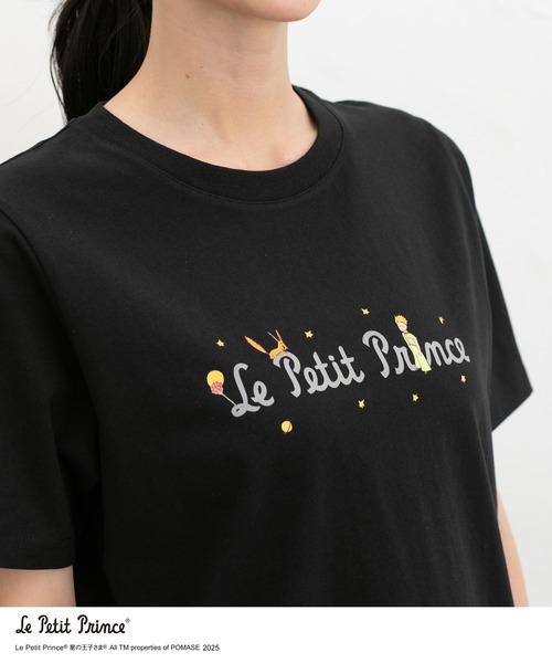 IENA 星の王子さまTシャツ2枚、リンダワークスレギンス　黒　M セール】【UVカット】星の王子さま／Tシャツ（Tシャツ