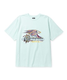 CALEE（キャリー）の「BINDER NECK EAGLE LOGO VINTAGE TEE ＜NATURALLY PAINT DESIGN＞（Tシャツ/カットソー）」