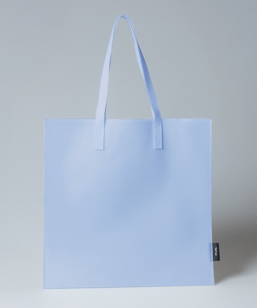 ABBEY MARKET(アビーマーケット)の「スケルトンフラットトート スクエア型/コットン×PVC【日本製】(トートバッグ・レディース・ホワイト/ブルー/ピンク/イエロー・FREE)」の11枚目の写真