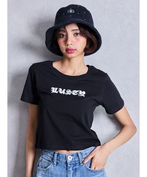 セール】LUSTY embroidery Tシャツ（Tシャツ/カットソー）｜GYDA
