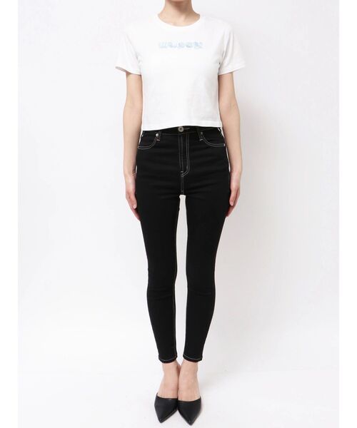 GYDA（ジェイダ）の「LUSTY embroidery Tシャツ（Tシャツ/カットソー・レディース・ブラック/オフホワイト・FREE）」の10枚目の写真