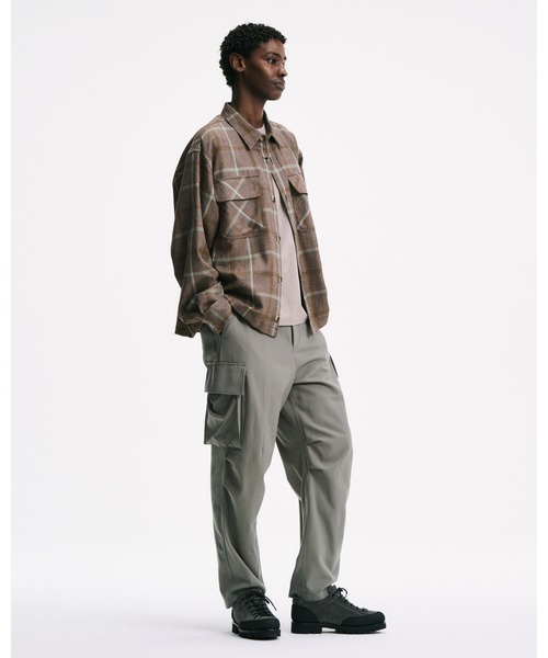 SOPHNET.（ソフネット）の「SAXONY WOOL CHECK LOGO PATCH SHIRT（シャツ/ブラウス・メンズ・B/A・3/1/2/4）」の3枚目の写真