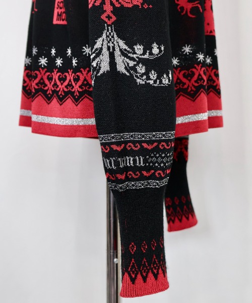 rurumu:（ルルムウ）の「rurumu:/ルルムウ/tattoo motif highneck sweater(large)（ニット/セーター・レディース・ブラック/ベージュ/グレー・FREE）」の17枚目の写真