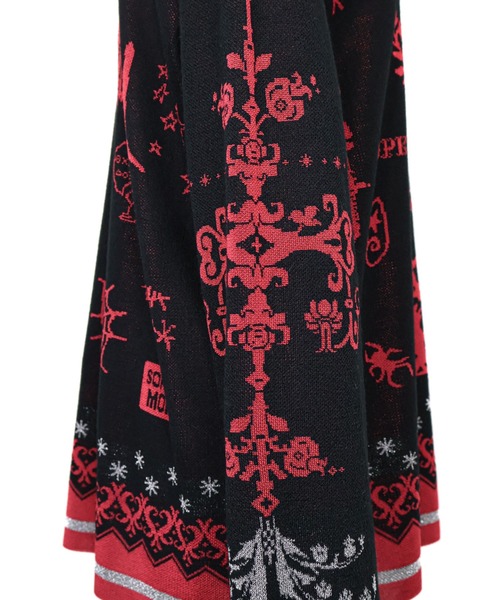 rurumu:（ルルムウ）の「rurumu:/ルルムウ/tattoo motif highneck sweater(large)（ニット/セーター・レディース・ブラック/ベージュ/グレー・FREE）」の18枚目の写真