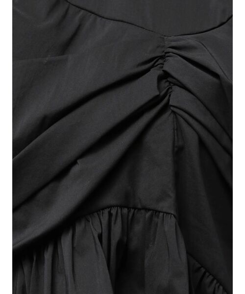 ELENDEEK(エレンディーク)の「ギャザーバルーンペプラムブラウス(シャツ/ブラウス・レディース・グリーン/ブラック/ライトブルー・FREE)」の10枚目の写真