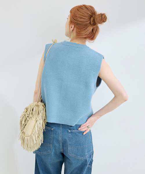 モールベスト 手洗い可 / 接結モールベスト（ベスト）｜Simplicite